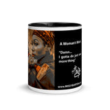 A Woman's Work Coffee Mug Orange