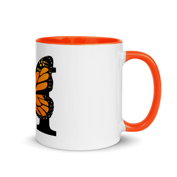 Beautiful Butterfly Mugs in 4 Color Choices, Pretty 11oz Coffee Cup