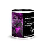 A Woman's Work Coffee Mug Purple