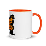 The 'M' Wing Monarch Mug With Orange Color Inside